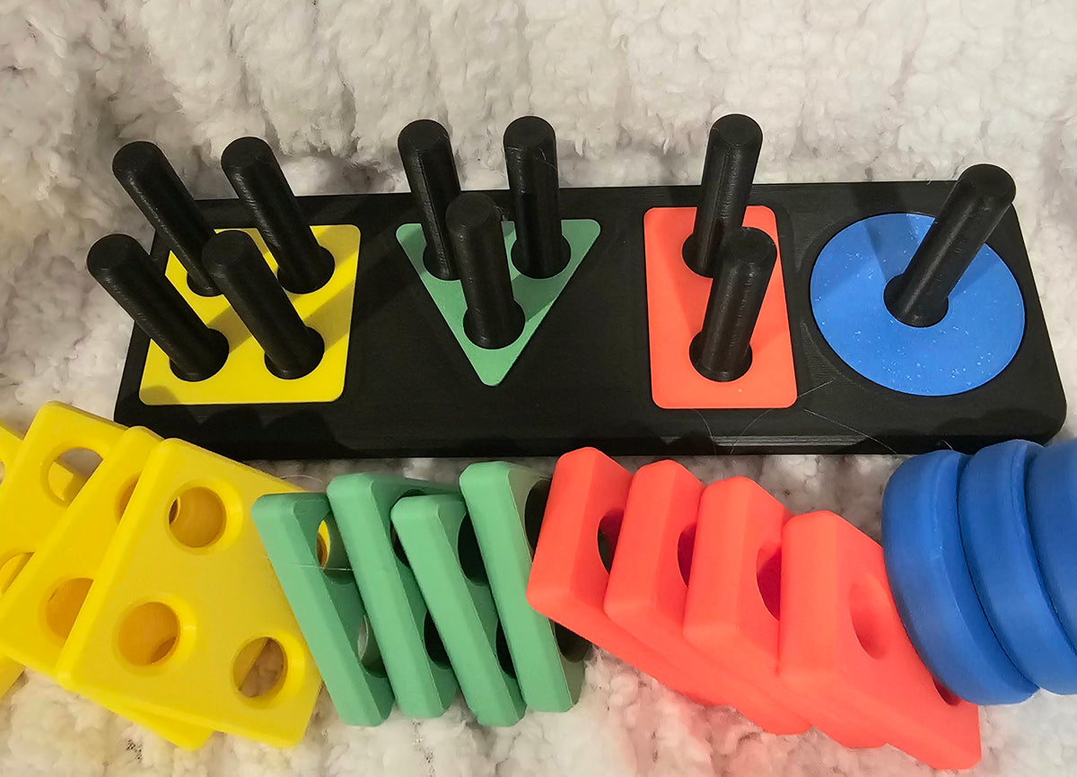 Shape Sorter with Peg Board