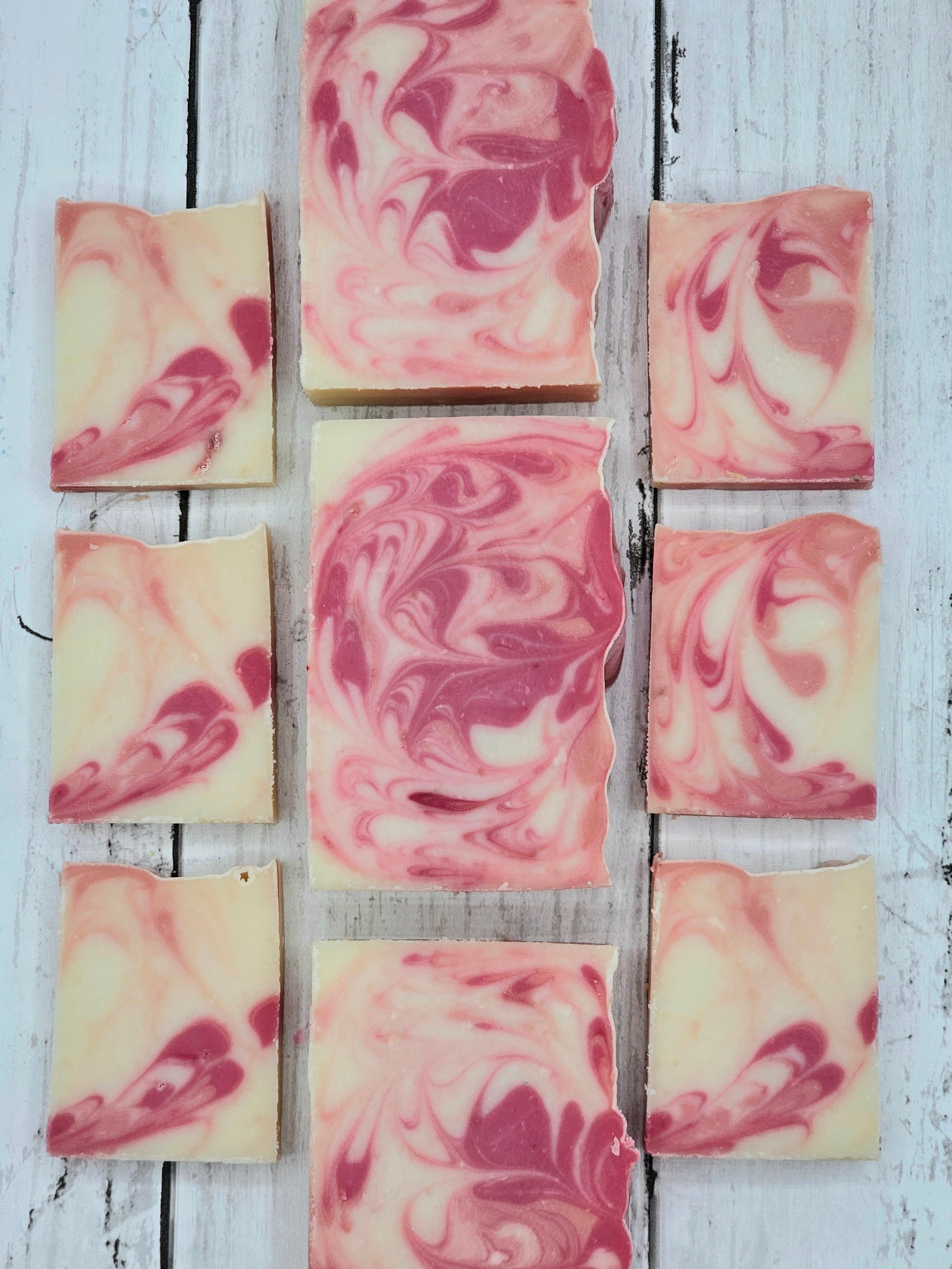 Peach Magnolia Raspberry Bar Soap