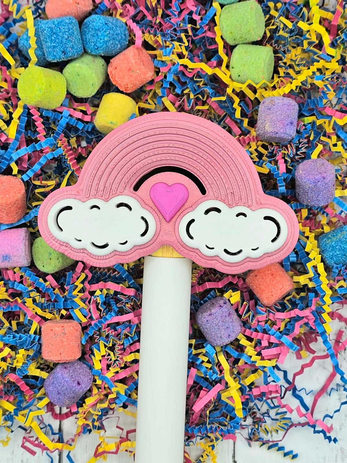 Rainbow Bath Bomb Wand