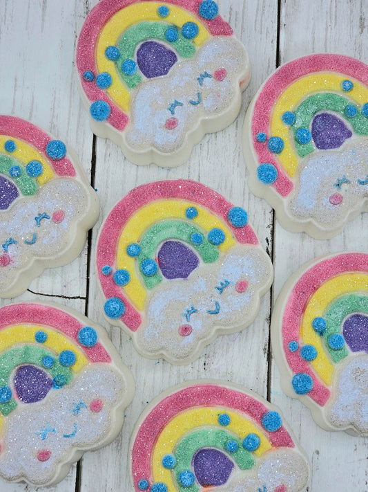 Rainbow Bath Bombs