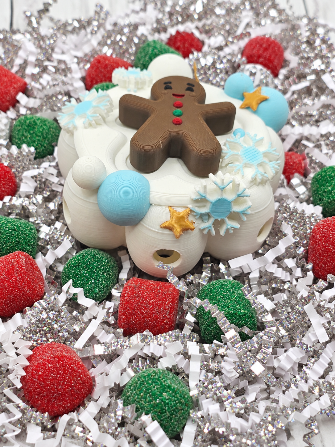 Gingerbread Man Bath Bomb Float Toy